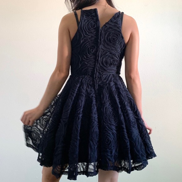 Navy blue party dress - Picture 2 of 4